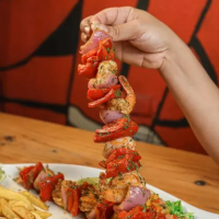 PINCHOS DE CAMARONES